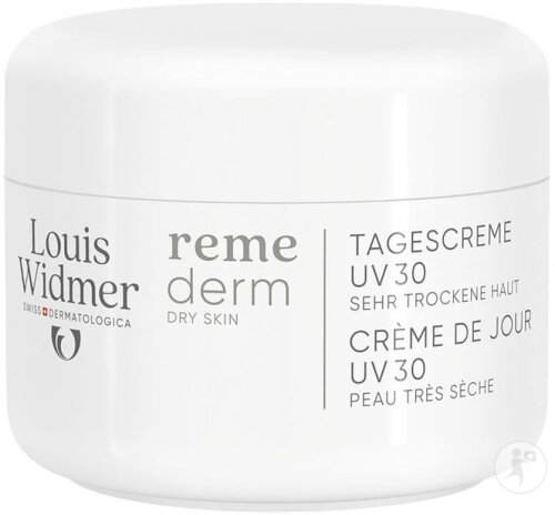 Louis Widmer Remederm Day Cream UV30 Very Dry Skin Without Perfume Jar 50ml