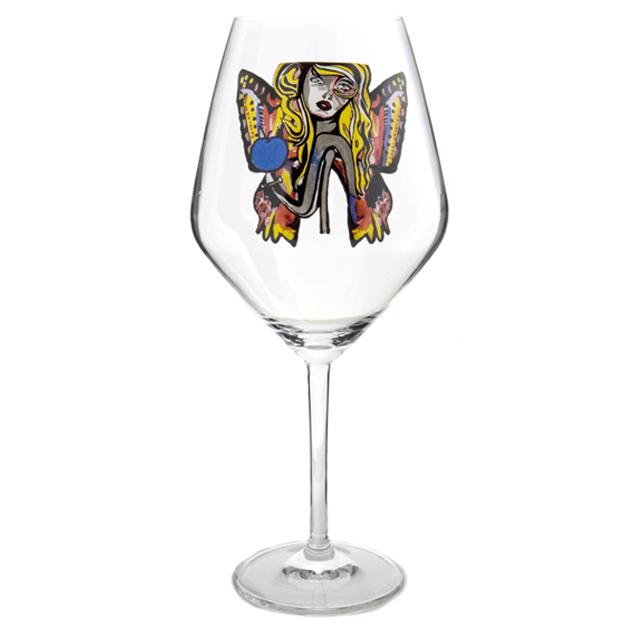 Love Is Joy Wine Glass