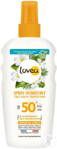 Lovea Moisturizing Spray SPF50+ Very High Protection Monoï De Tahiti 150ml