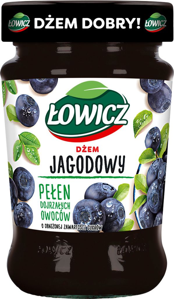 Łowicz Blaubeerkonfitüre zuckerarm 280 G