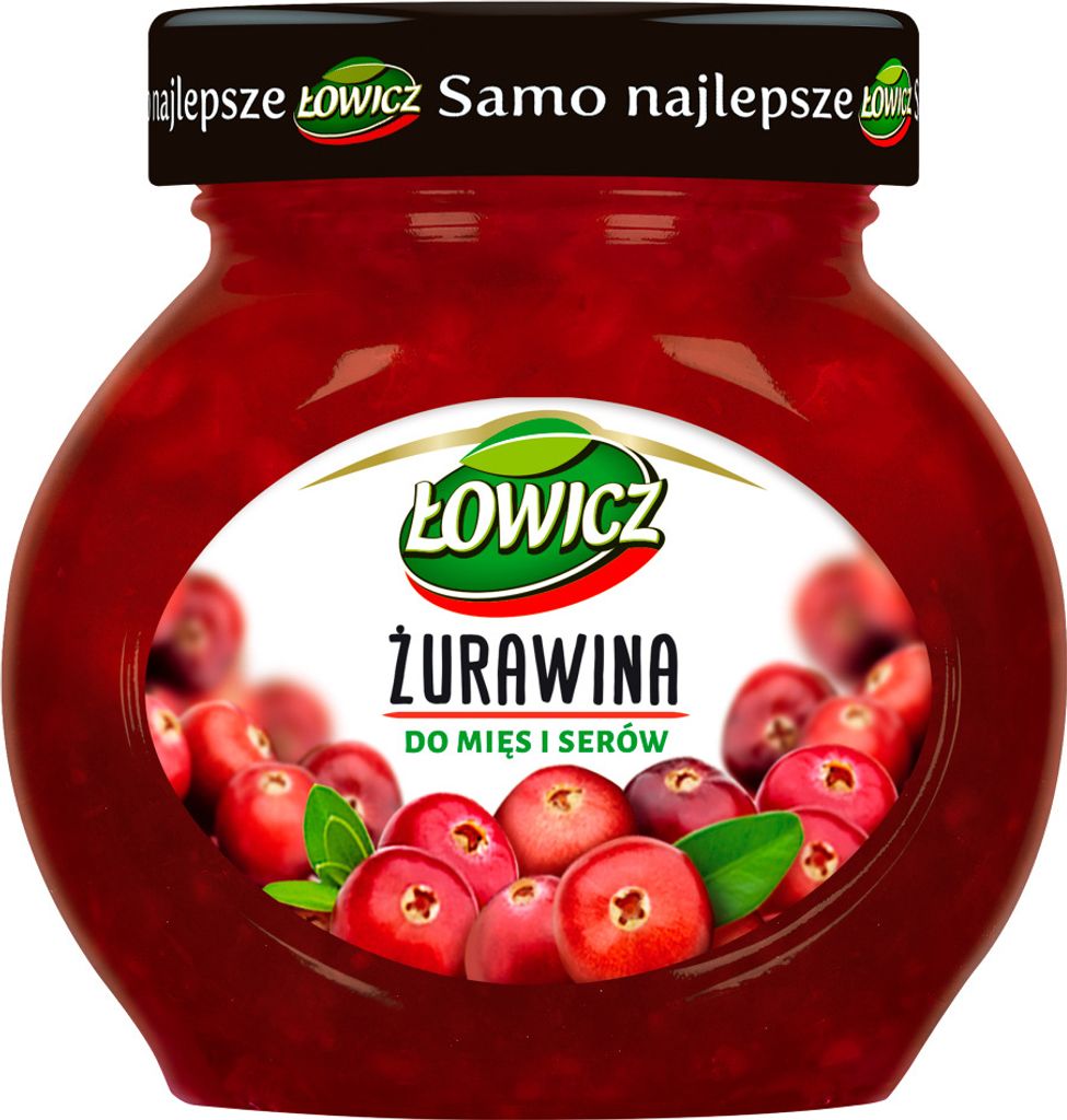 Łowicz Cranberry für Fleisch und Käse 230 G