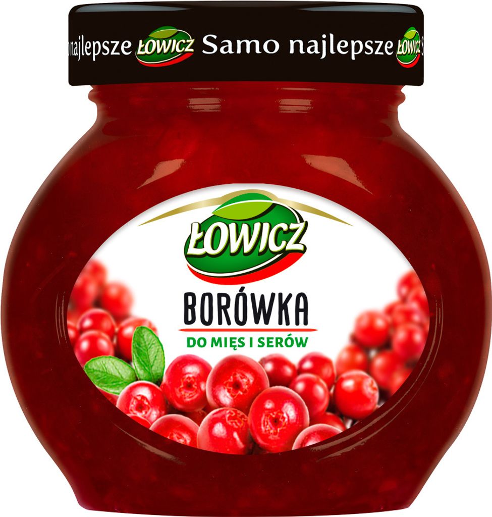 Łowicz Heidelbeere für Fleisch und Käse 230 G