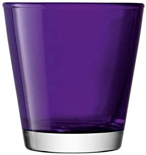 \'LSA Asher \"Mug 340ml/Purple AS05 6 Universal Glasses: (G005 372)
