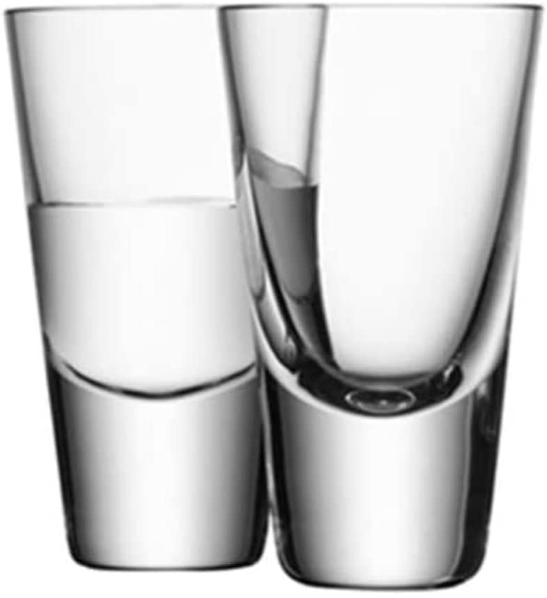 LSA Vodka Glasses 100ml - Set of 4 | Handmade Shot Glasses