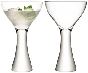 LSA ELINA, 350 ml Clear Glass Set of 2 25 cl Cocktail (EL23)