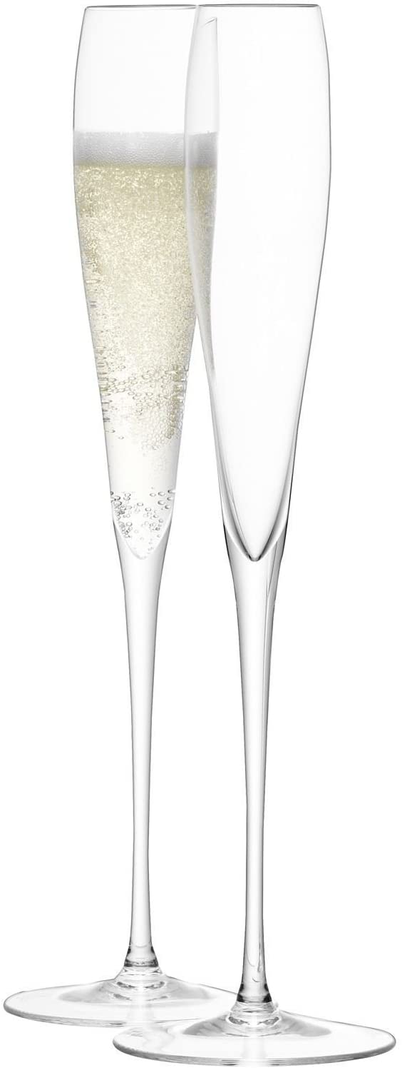 LSA Wine Large Champagne Flute 100 ml Clear x 2