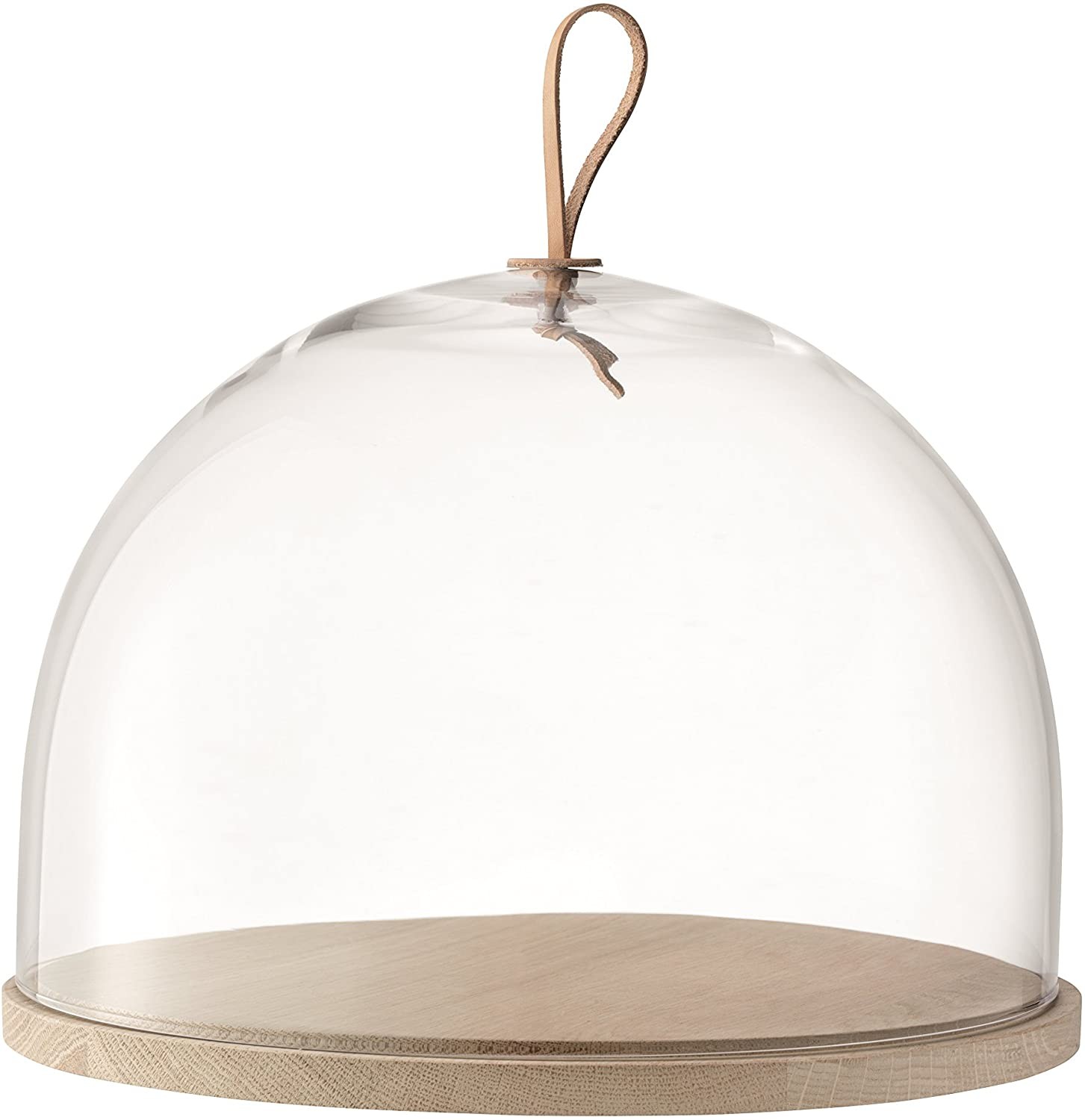 LSA Ivalo Ash Plate with Cover Diameter 28 cm / Height 23 cm Clear