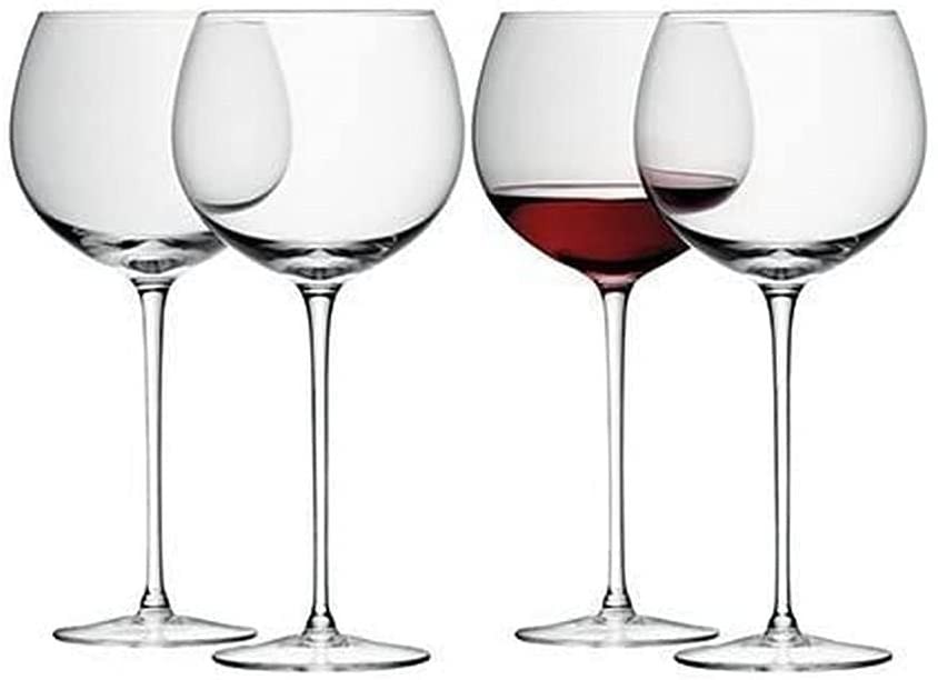 LSA Wine Balloon Glass 570 ml Clear x 4