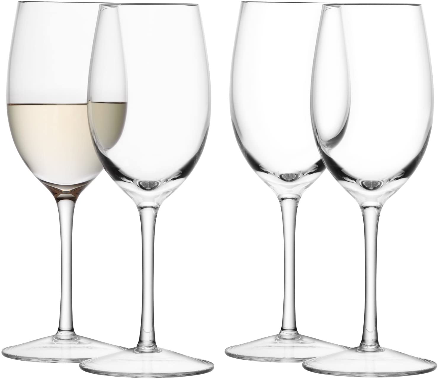LSA International 260 ml Wine Glass, Clear (Pack of 4)