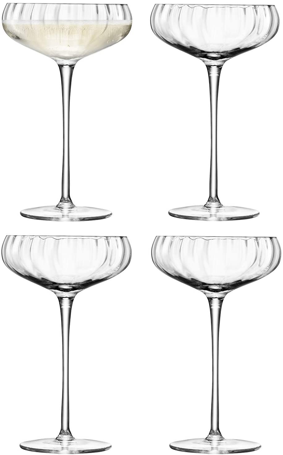 LSA Aurelia Champagne Bowls 300 ml Clear Look x 4