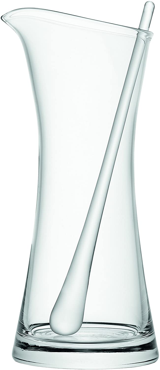 LSA International Bar Cocktail Jug and Stirrer – 1.2 L Transparent