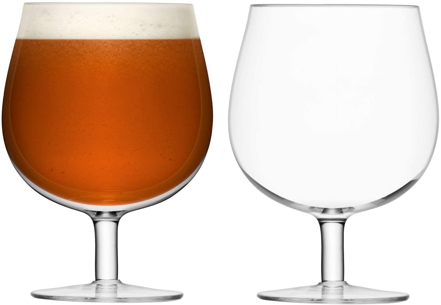 LSA Bar Craft Beer Glass 550 ml Clear x 2