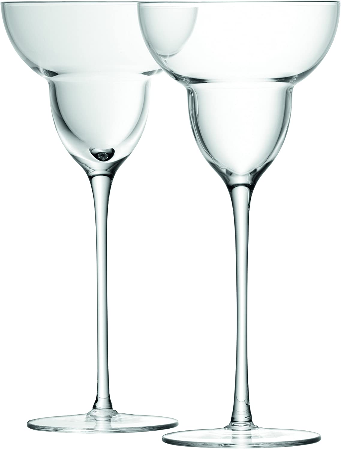 LSA International Bar Margarita Glass, Clear (Pack of 2)