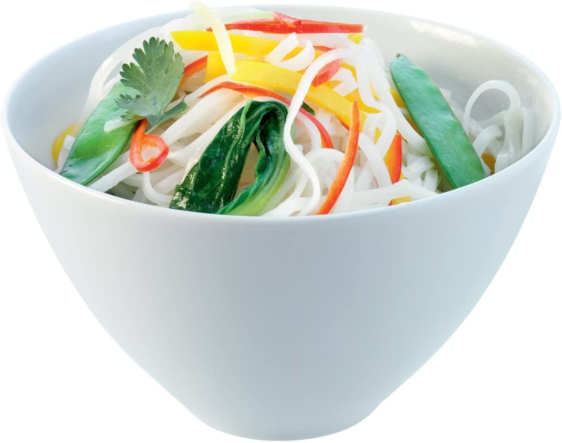 LSA International Coupe Dinner Set 16 cm Soup/Pasta Bowl, White