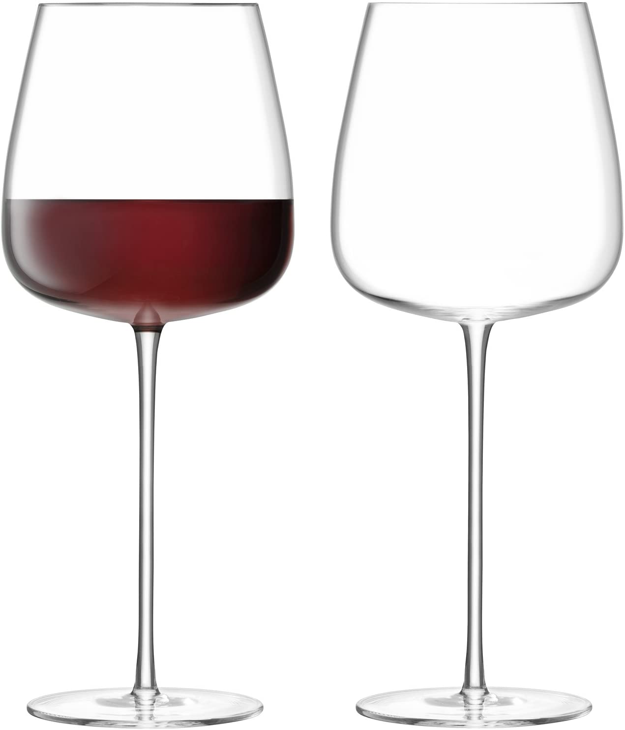 LSA International Culture Red Wine Goblet 715 ml Transparent X 2, 10.7 x 10.7 x 25.5 cm