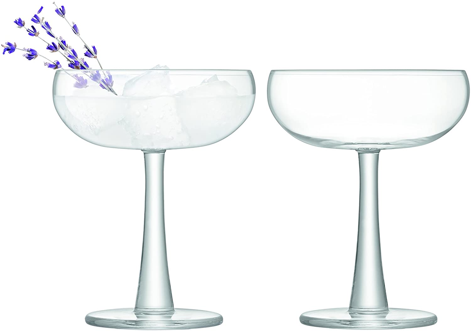 LSA International Gin Coupe 280 ml Clear x 2, Set of 2