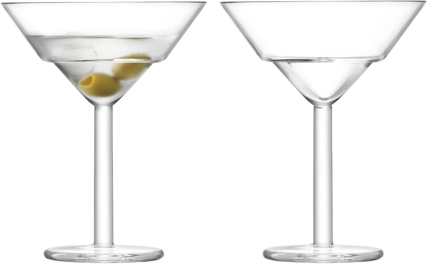 LSA International Mixologist Cocktail Martini Glass 230 ml 2 x 11.7 x 11.7 x 15 cm