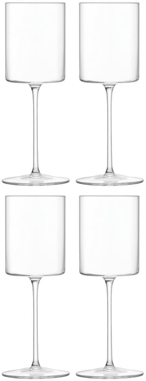 LSA Otis White Wine Glass 240 ml Clear x 4