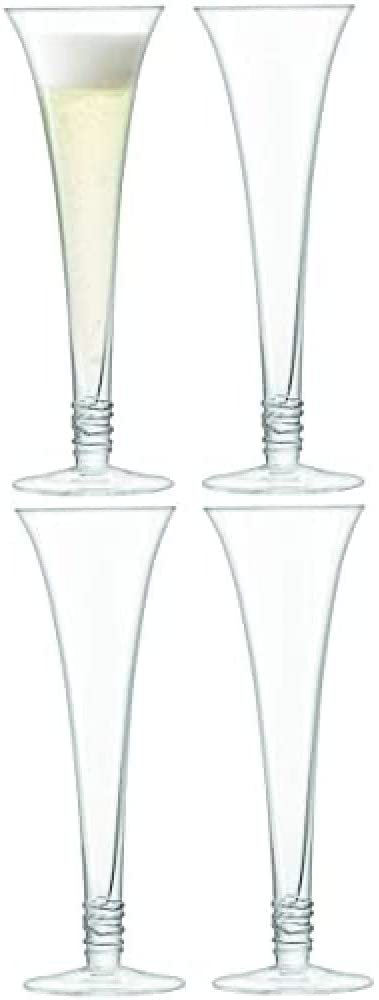 LSA Prosecco Goblet 140 ml Clear x 4