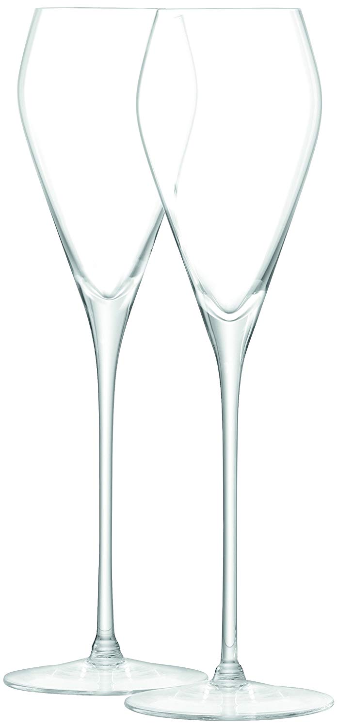 Lsa International Prosecco Wine Glass, Clear, 250 Ml, Set Of 3