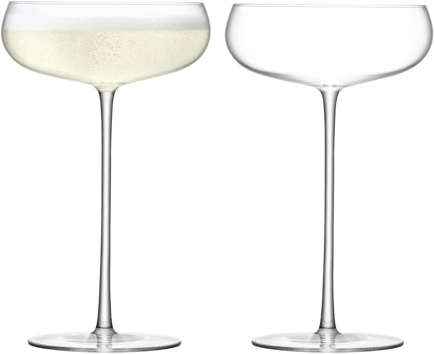 LSA Wine Culture Champagne Bowls, 320 ml, Clear x 2