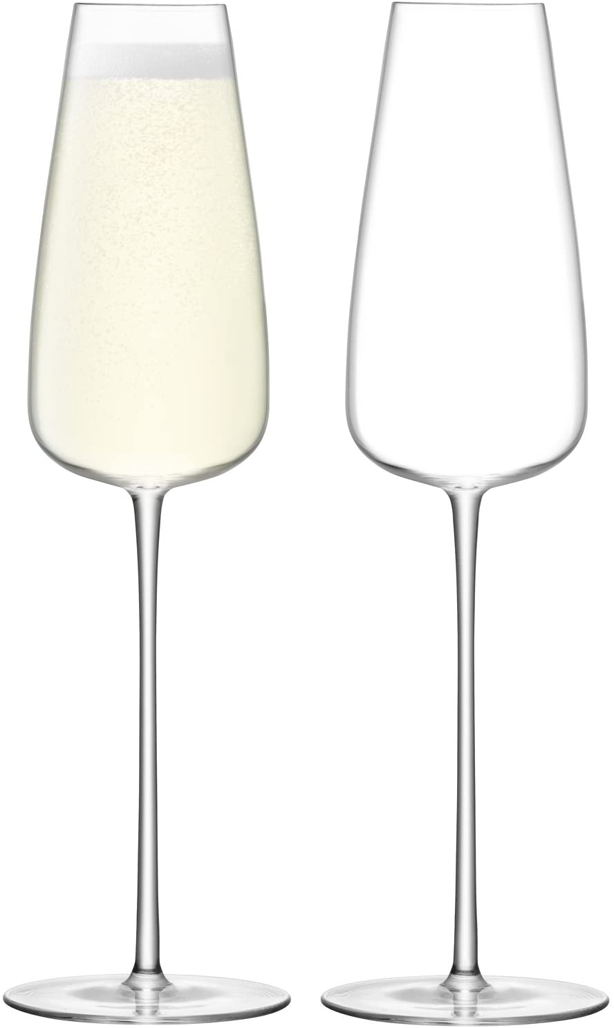 LSA International Wine Flute Glass 330 ml Clear x 2, 10.7 x 10.7 x 255 mm
