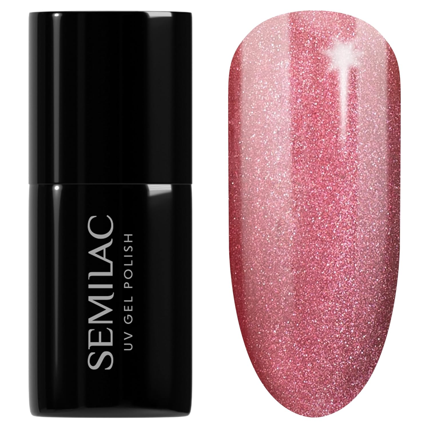 Semilac UV Nail Polish 662 Rose Gloss 7ml