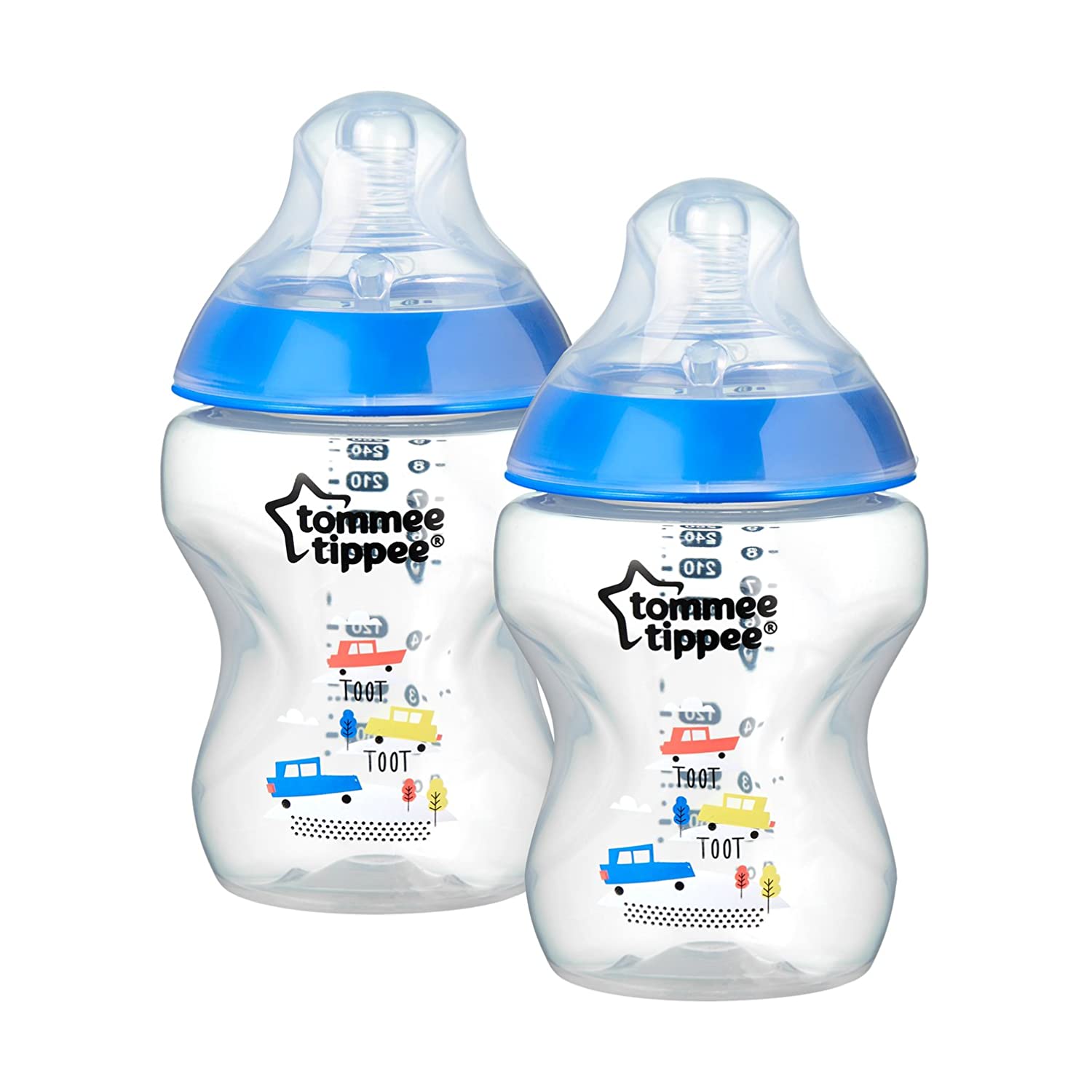 Tommee Tippee Closer to Nature 260 ml Pack of 2, Pink