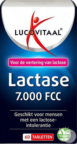 Lucovitaal Lactase 7,000 FCC 60 tablets