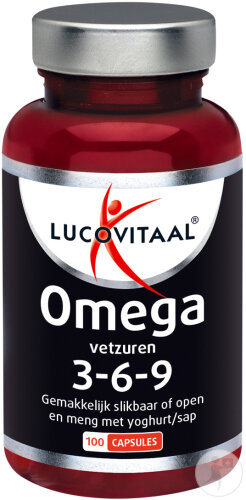 Lucovitaal Omega 3-6-9 fatty acids 100 capsules