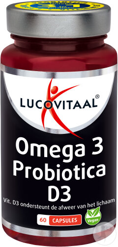 Lucovitaal Omega 3 Probiotica D3 60 capsules