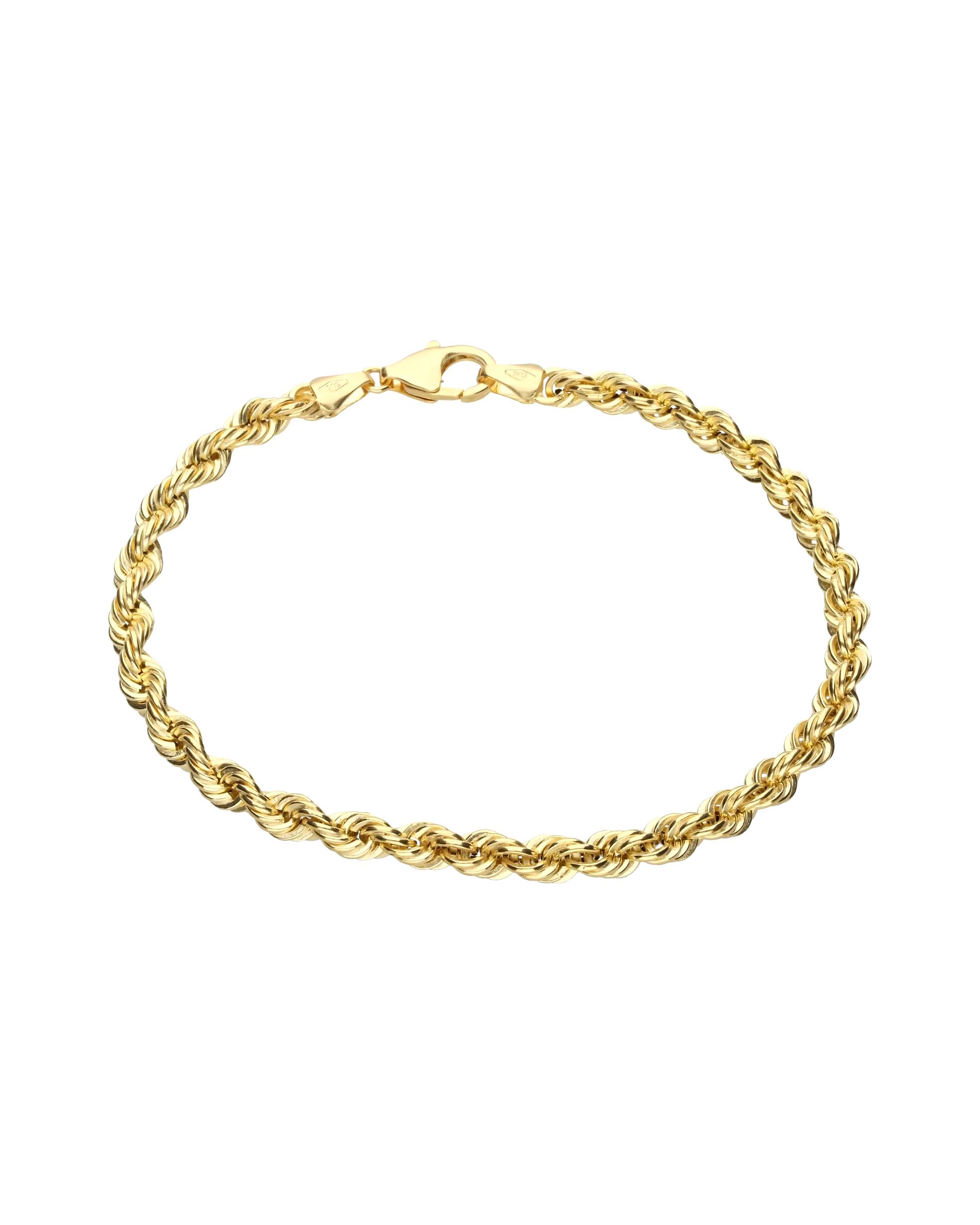 Luigi Merano bracelet bracelet cord chain, hollow, 375 gold