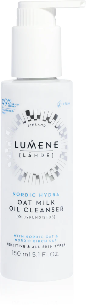 Lumene Nordic Hydra [LÄHDE] Oat Milk gentle cleansing oil for sensitive skin