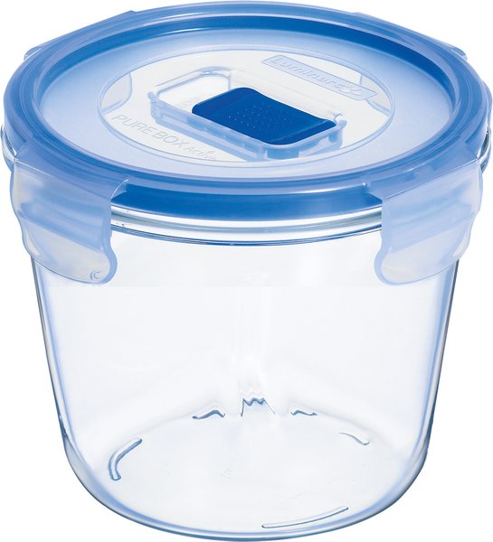 Luminarc Pure Box Active - Storage Box, Round, And 13.9 Cm/ 0.84 Ltr.