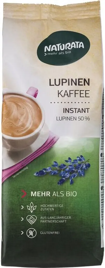 Lupinenkaffee, instant, Nachfüllbeutel, 6x 200g