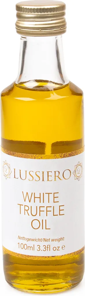 Lussiero Weisses Trüffelöl Extra Virgin Trüffel Olivenöl mit Weisser Trüffelnote 100ml