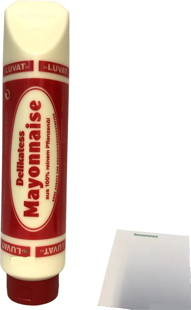 Luvat Delikatess-Mayonnaise 1er Pack (875ml Tube) + usy Block