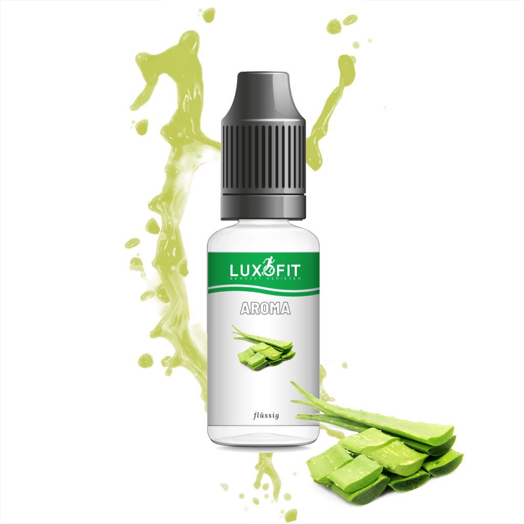Luxofit Aloe Vera Liquid Flavoring 50 ml & 1 L – High-quality food flavoring for drinks and food, Germany (50 ml)