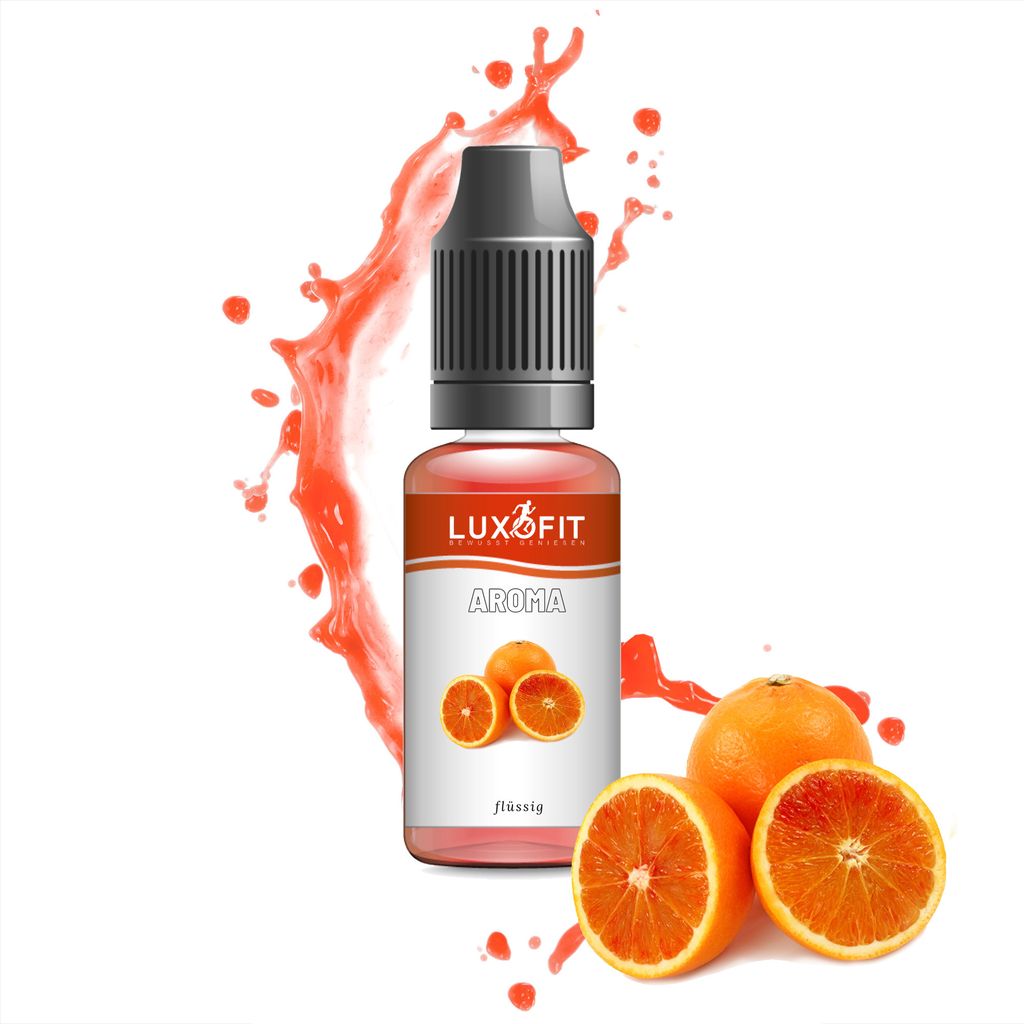 Luxofit Blood Orange Liquid Flavor – Highly Concentrated Flavor for Baking, Beverages & More – Germany (50 ml)