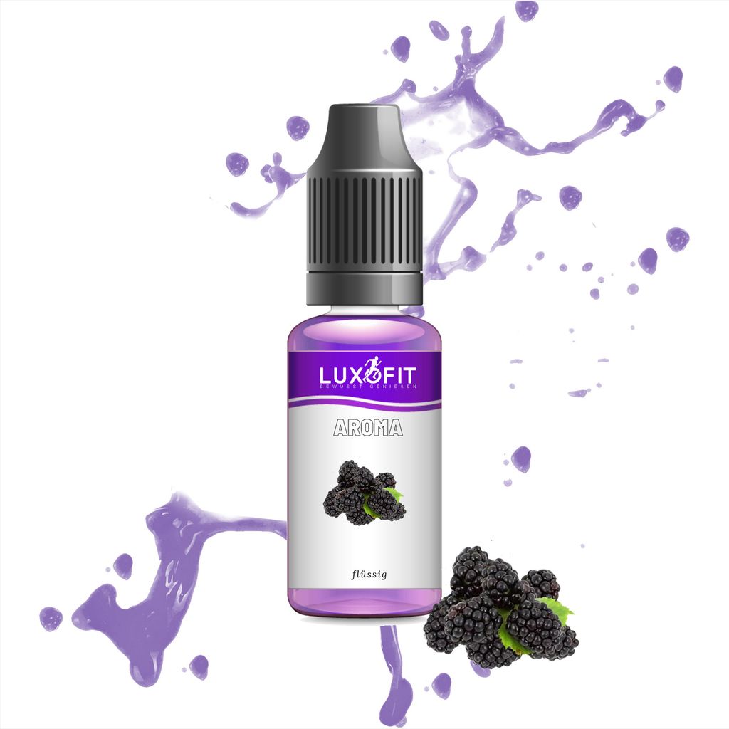 Luxofit Blackberry Liquid Flavoring – High-quality fruit flavor for baking, cooking & beverages – 50ml & 1L (50 ml)