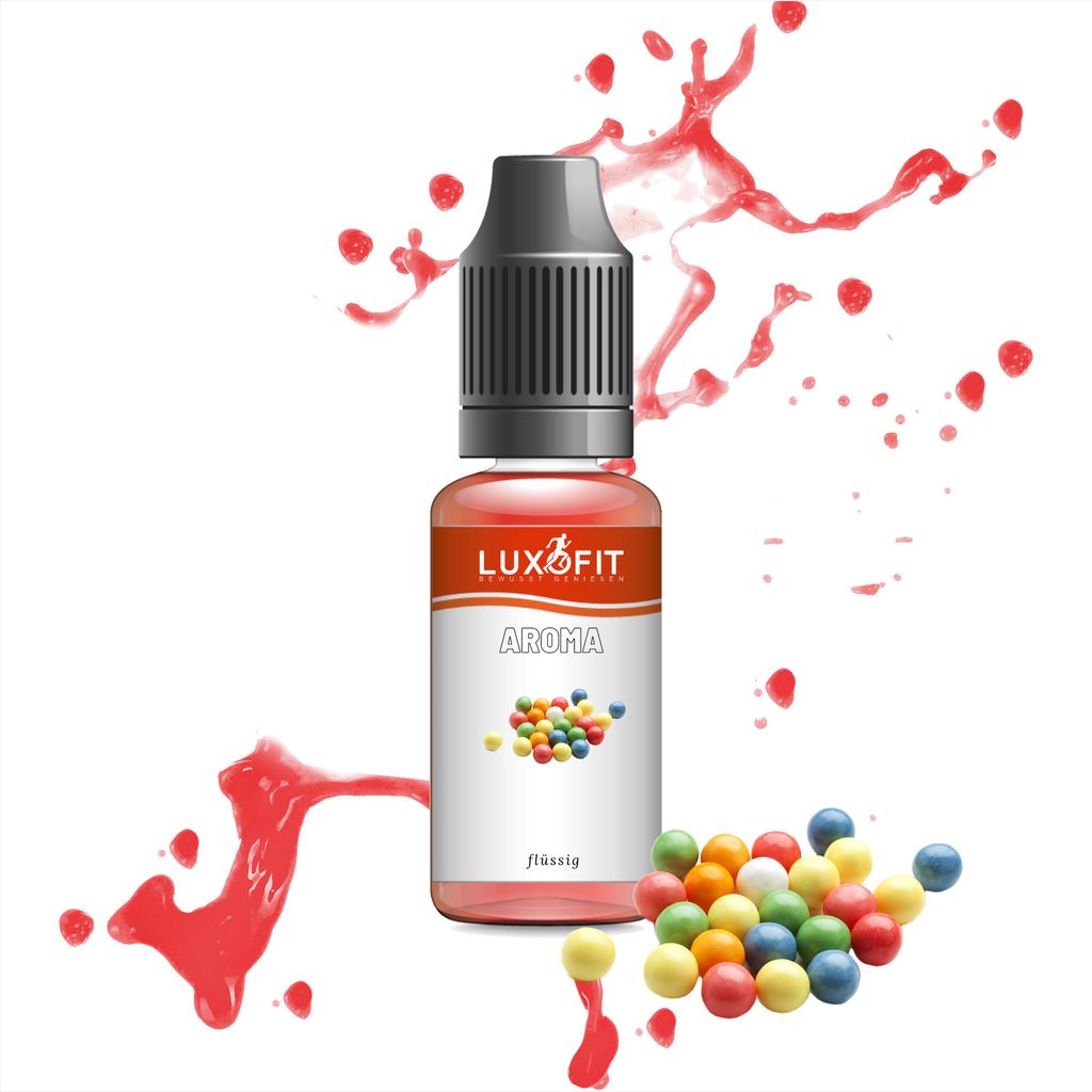 Luxofit Liquid Chewing Gum Flavor – Intense Chewing Gum Flavor for Sweets, Drinks & Desserts – 50ml / 1L – Germany (1 L)