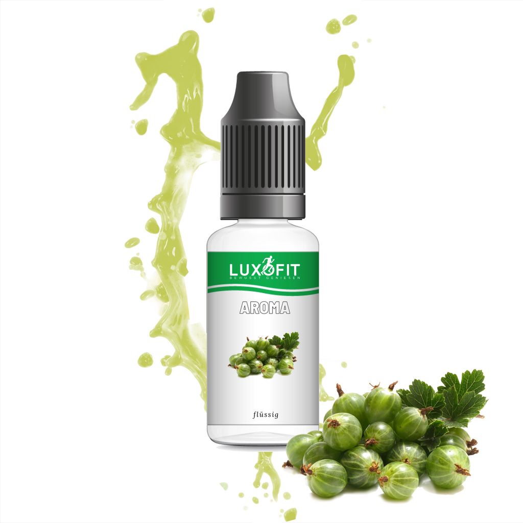 Luxofit Gooseberry Flavor - Liquid gooseberry flavor for drinks and desserts (50 ml)