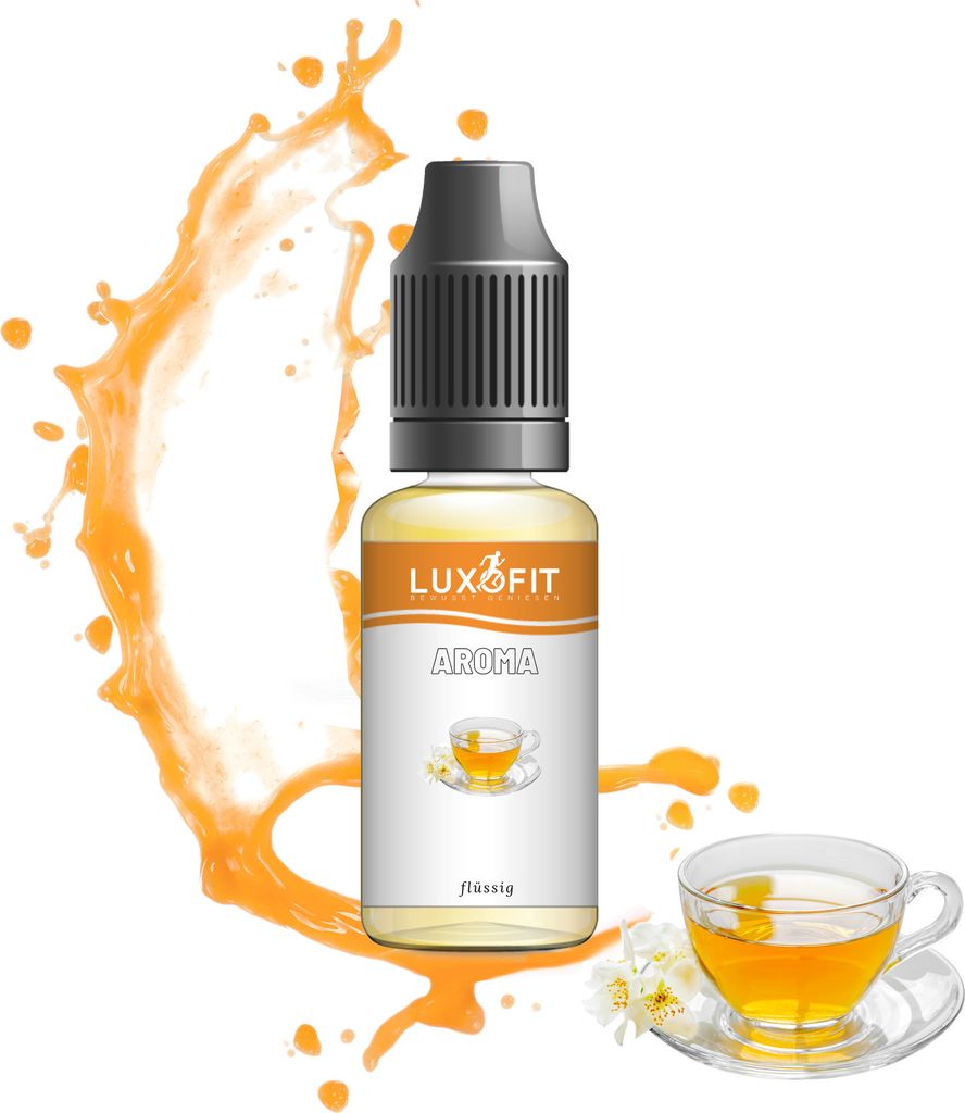 Luxofit Jasmine Tea Liquid Flavor – Intense Jasmine Flavor for Food & Drinks, Germany (50 ml)