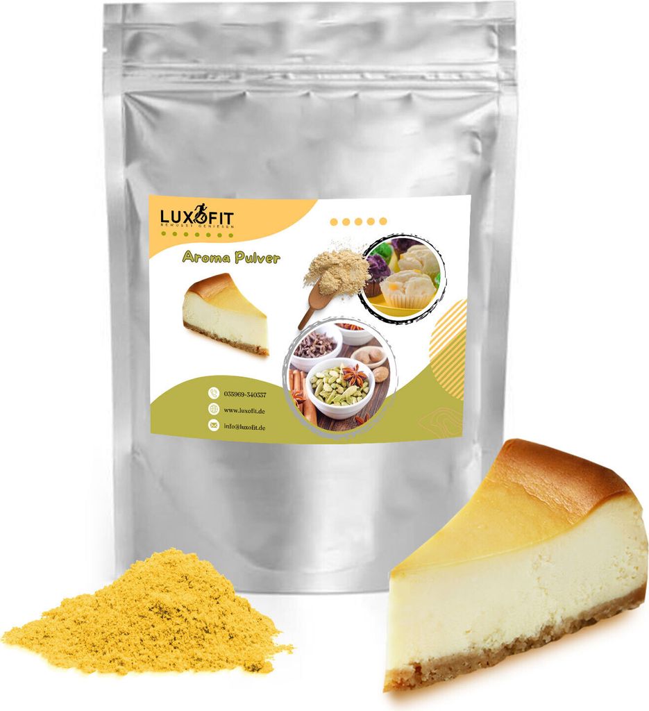 Luxofit Cheesecake Flavor Powder – Versatile Flavor for Baking, Beverages & Dairy Products, Germany (50 g)