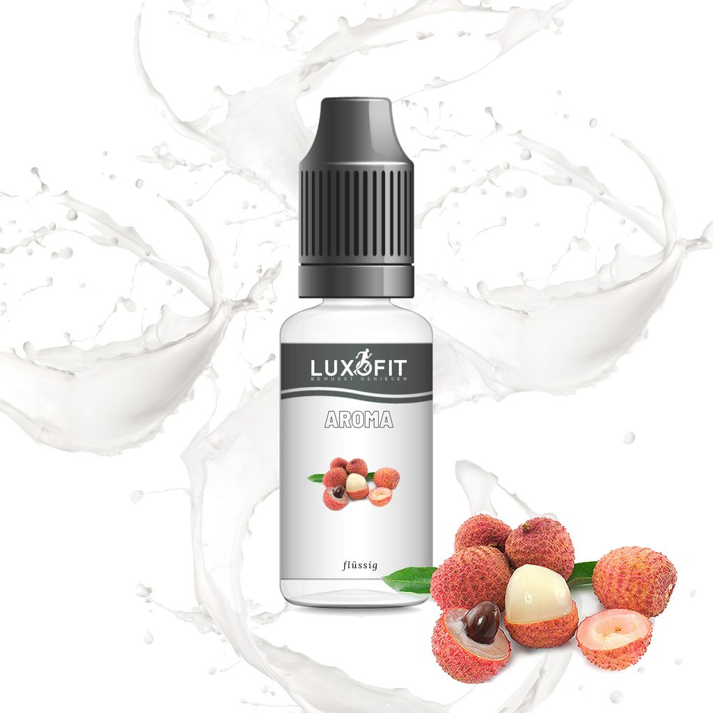 Luxofit Lychee Liquid Flavor – Exotic flavor for versatile applications, 50ml or 1l (1 L)