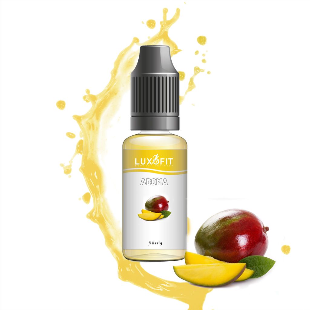 Luxofit Mango Liquid Flavoring – Highly concentrated mango flavoring for baking, drinks & desserts, German quality (50 ml)
