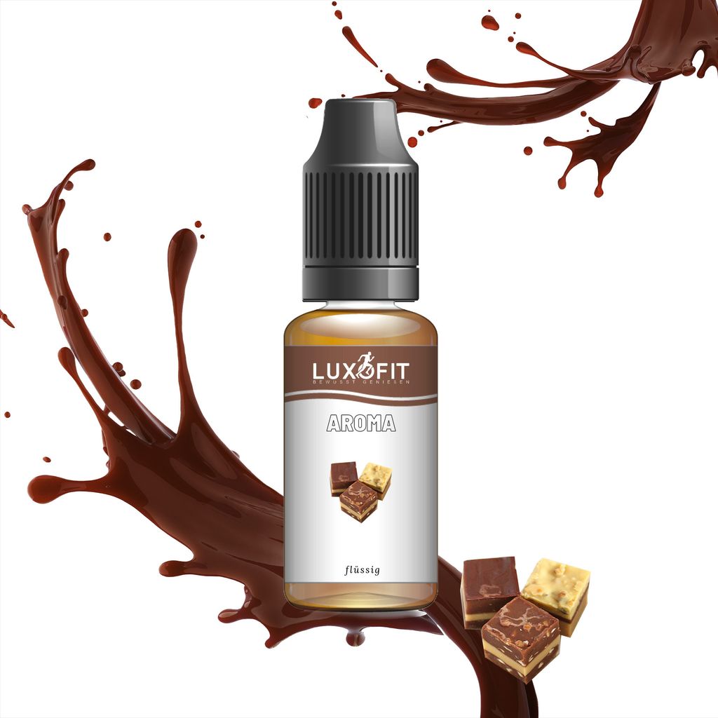 Luxofit Nougat Praline Flavoring (liquid) – Intense flavor for baking, cooking & drinks – Germany (50 ml)