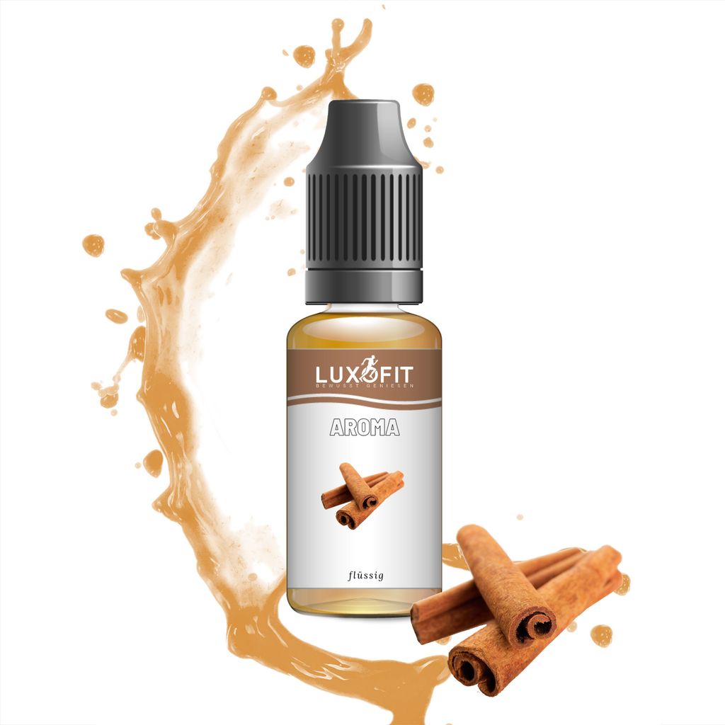 Luxofit Cinnamon Flavoring Liquid – Liquid Cinnamon Flavoring for Baking, Drinks & More – Made in Germany (50 ml)