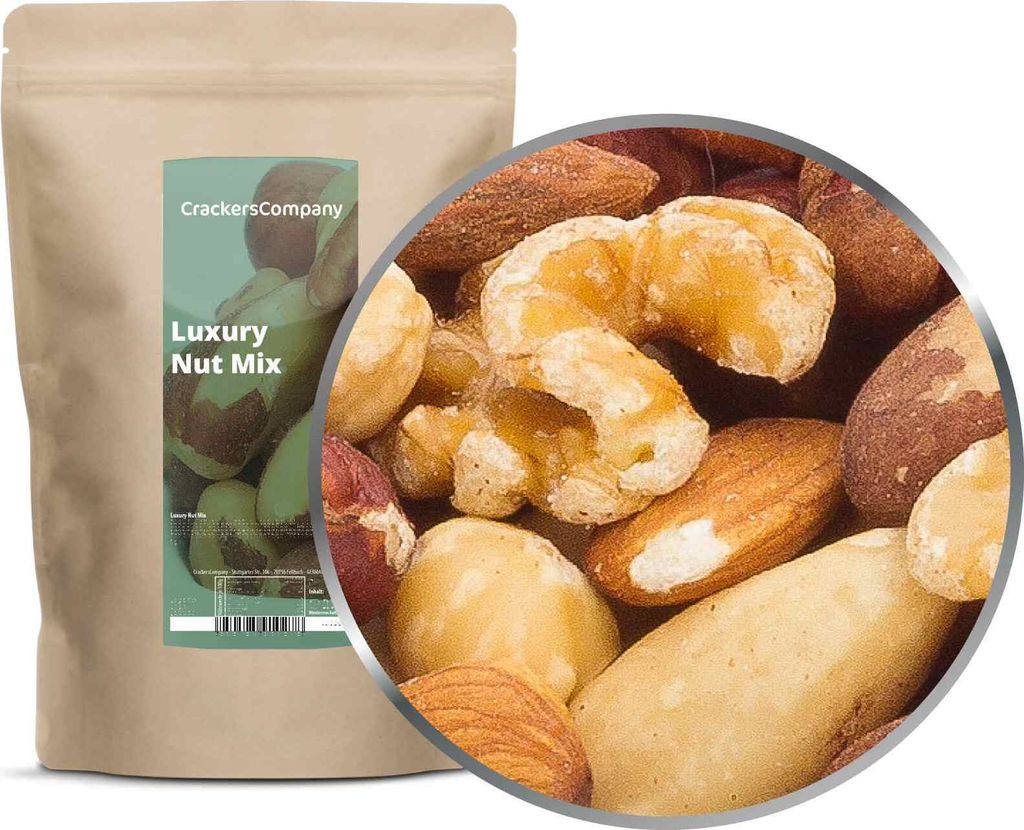 LUXURY NUT MIX ZIP bag 500g