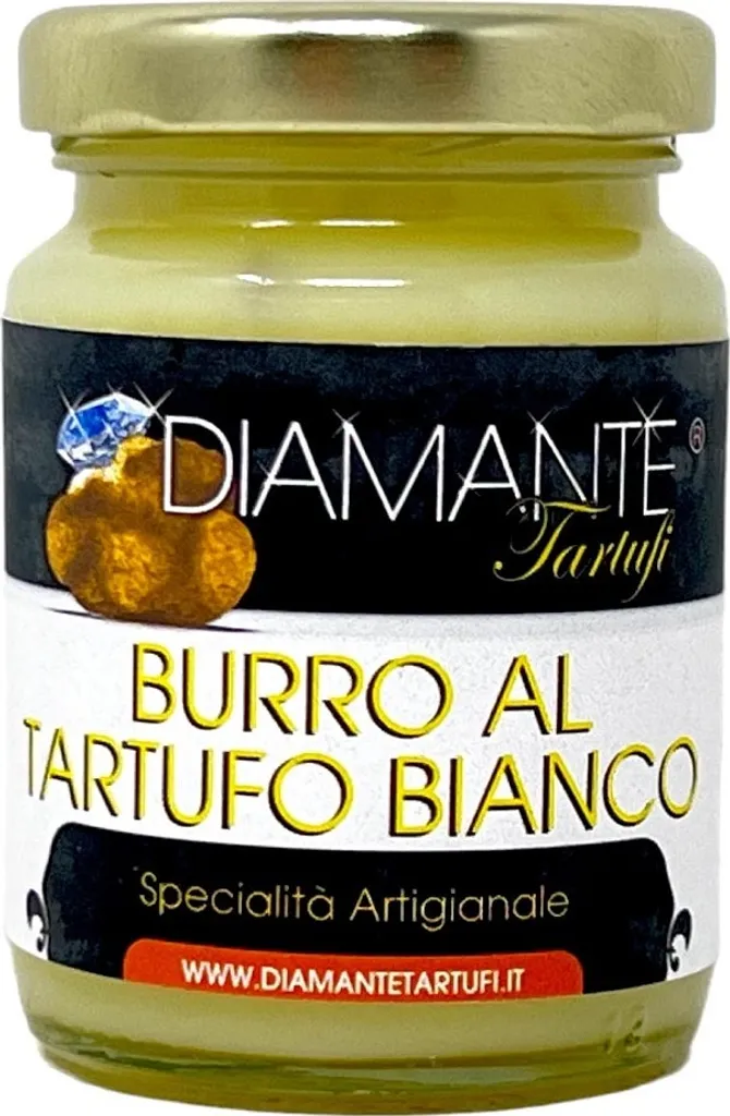 Luxus Malga Butter mit Weißem Trüffel - DIAMANTE TARTUFI, Gourmet-Genuss